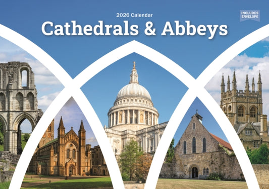 Book cover of: Cathedrals & Abbeys A5 Calendar 2026