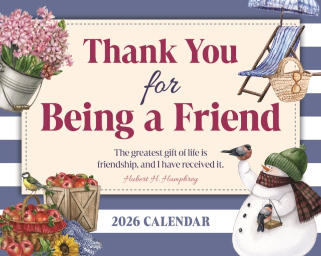 Book cover of: Thank You For Being A Friend Box Calenda
