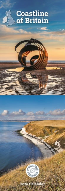 Book cover of: Coastline Of Britain Slim Calendar 2026