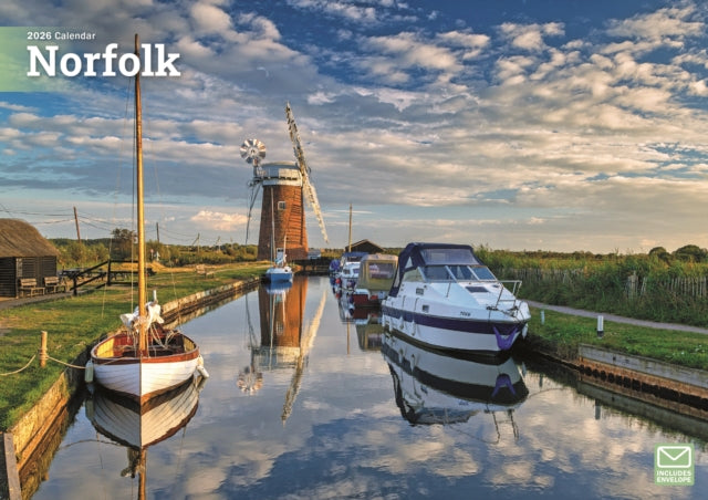 Book cover of: Norfolk A4 Calendar 2026