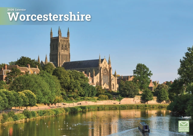 Book cover of: Worcestershire A4 Calendar 2026