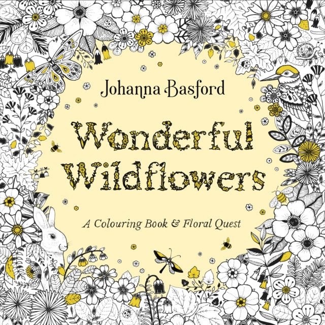 Wonderful Wildflowers, A Colouring Book & Floral Quest 9781529928112 Johanna Basford