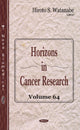 Book cover of: Horizons in Cancer Research. By: Hiroto S. Watanabe