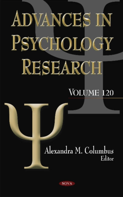 Book cover of: Advances in Psychology Research. By: Alexandra M. Columbus