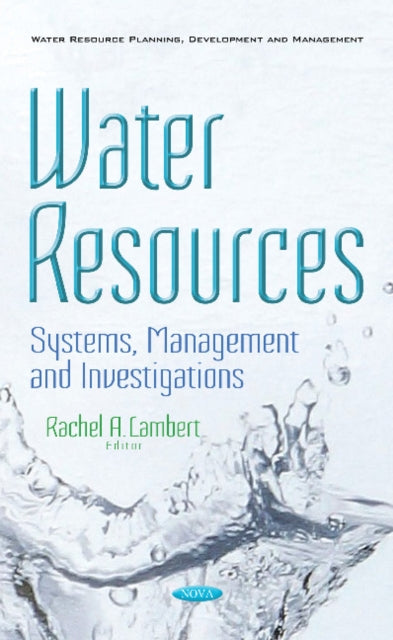 Book cover of: Water Resources. By: Rachel A. Lambert