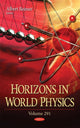 Book cover of: Horizons in World Physics. By: Albert Reimer