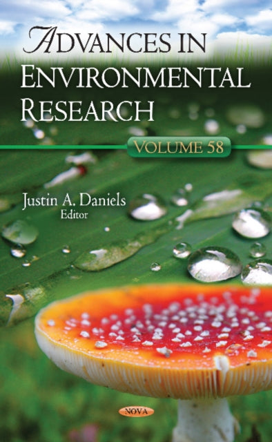 Book cover of: Advances in Environmental Research. By: Tejendra Chapagain