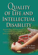 Book cover of: Quality of Life and Intellectual Disability. By: Roy I. Brown