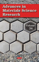 Book cover of: Advances in Materials Science Research. By: Maryann C. Wythers