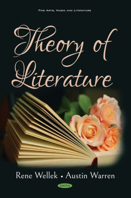 Book cover of: Theory of Literature. By: René Wellek