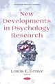 Book cover of: New Developments in Psychology Research. By: Louis E. Grove