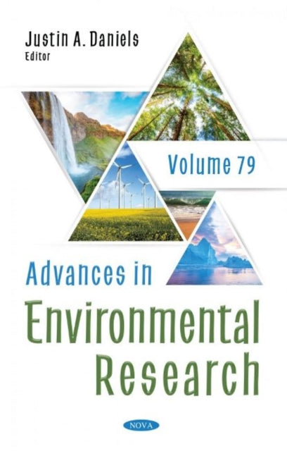 Book cover of: Advances in Environmental Research. By: Justin A. Daniels