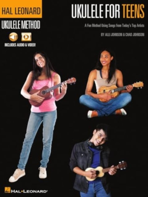 Book cover of: Hal Leonard Ukulele for Teens Method. By: Chad Johnson
