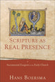 Book cover of: Scripture as Real Presence – Sacramental Exegesis in the Early Church. By: Hans Boersma