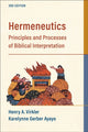 Book cover of: Hermeneutics – Principles and Processes of Biblical Interpretation. By: Henry A. Virkler