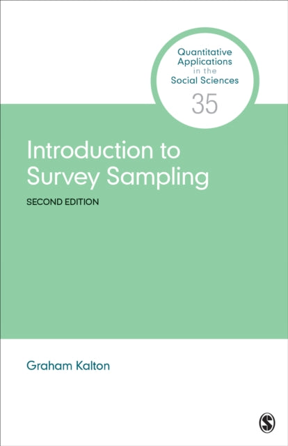 Book cover of: Introduction to Survey Sampling. By: Graham Kalton