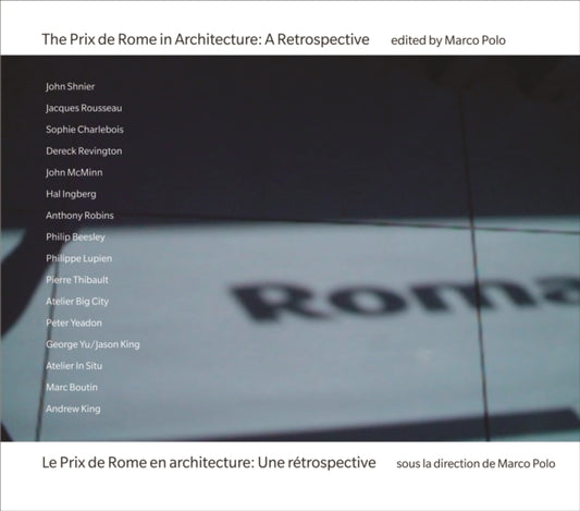 Book cover of: Prix de Rome in Architecture. By: Marco Polo