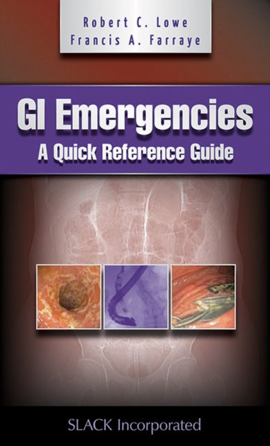 Book cover of: GI Emergencies. By: Robert C. Lowe