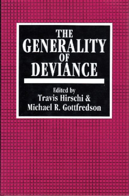 Book cover of: Generality of Deviance
