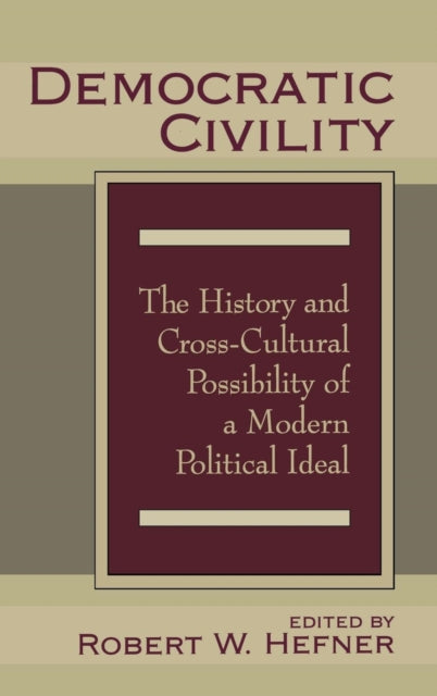 Book cover of: Democratic Civility. By: Robert Hefner