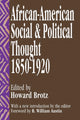Book cover of: African-American Social and Political Thought. By: Howard Brotz