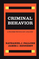 Book cover of: Criminal Behavior. By: James Hennessy