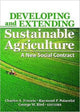 Book cover of: Developing and Extending Sustainable Agriculture