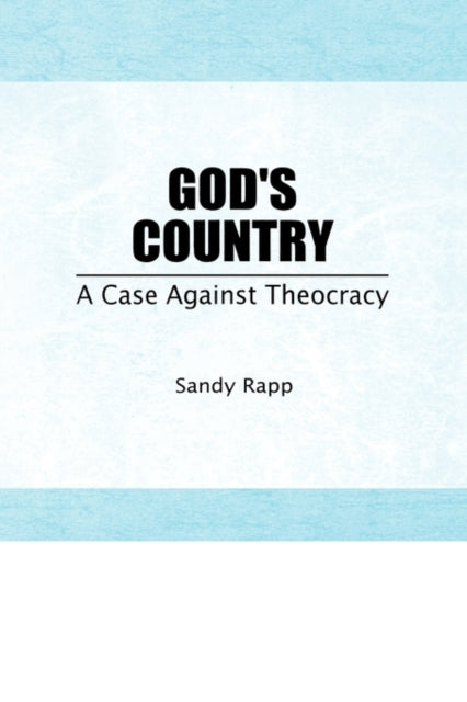 Book cover of: God's Country
