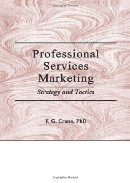 Book cover of: Professional Services Marketing