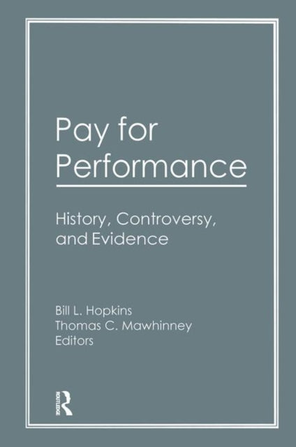 Book cover of: Pay for Performance. By: Bill L. Hopkins