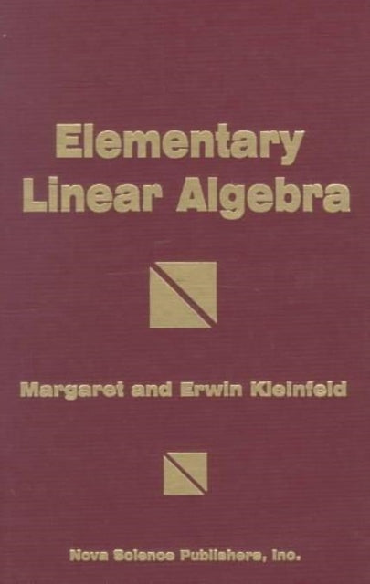 Book cover of: Elementary Linear Algebra