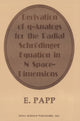 Book cover of: Derivation of Q-Analogs for the Radial Schrodinger-Equation in N Space-Dimensions