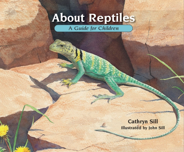 Book cover of: About Reptiles. By: Cathryn P. Sill