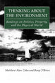 Book cover of: Thinking About the Environment