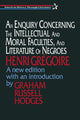 Book cover of: Enquiry Concerning the Intellectual and Moral Faculties and Literature of Negroes. By: Henri Grégoire