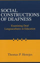 Book cover of: Social Constructions of Deafness