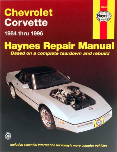 Book cover of: Chevrolet Corvette (84 - 96). By: John Haynes