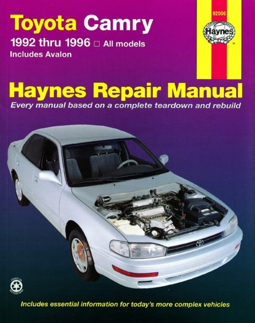 Book cover of: Toyota Camry & Avalon (92 - 96). By: John Haynes