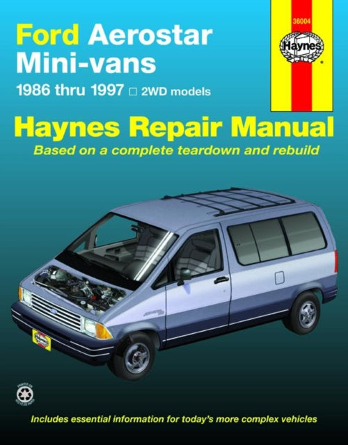 Book cover of: Ford Aerostar Mini-vans (1986-1997) with two wheel drive Haynes Repair Manual (USA). By: John Haynes