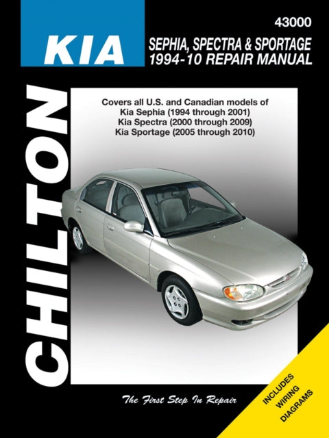 Book cover of: Kia Spectra/Sephia/Sportage (Chilton). By: Chilton