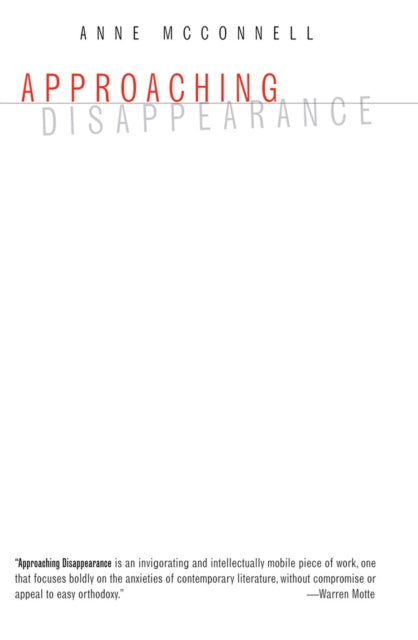 Book cover of: Approaching Disappearance