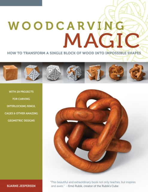 Book cover of: Woodcarving Magic. By: Bjarne Jespersen