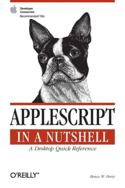 Book cover of: AppleScript in a Nutshell
