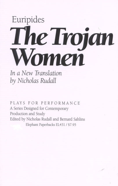 Book cover of: Trojan Women