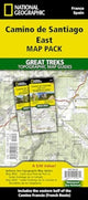 Book cover of: Camino de Santiago East Map Map Pack Bundle