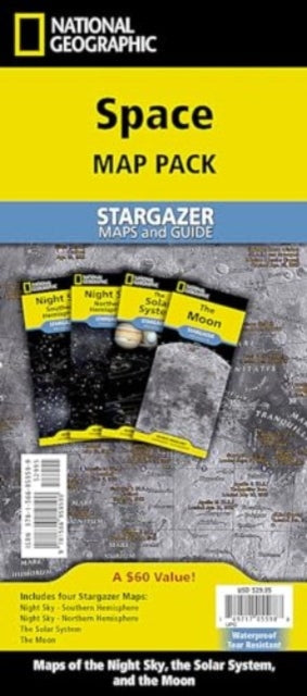 National Geographic Space (Stargazer Folded Map Pack Bundle)