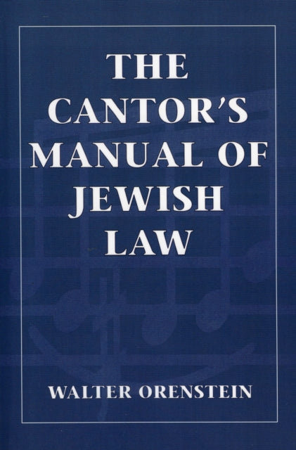 Book cover of: Cantor's Manual of Jewish Law