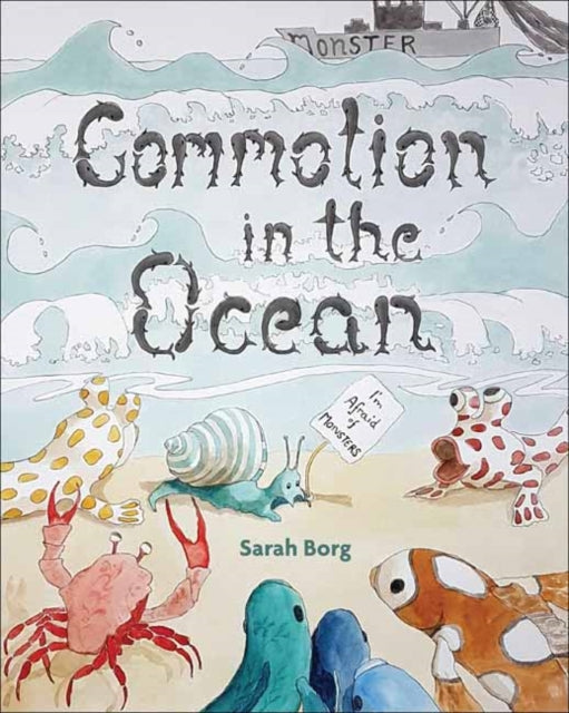 Book cover of: Commotion in the Ocean. By: Sarah Borg