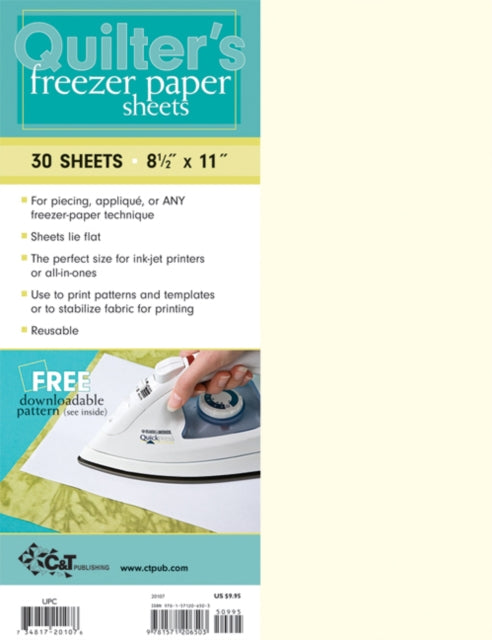 Book cover of: Quilter's Freezer Paper Sheets