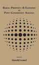 Book cover of: Rural Property and Economy in Post-communist Albania. By: Harold Walter Lemel